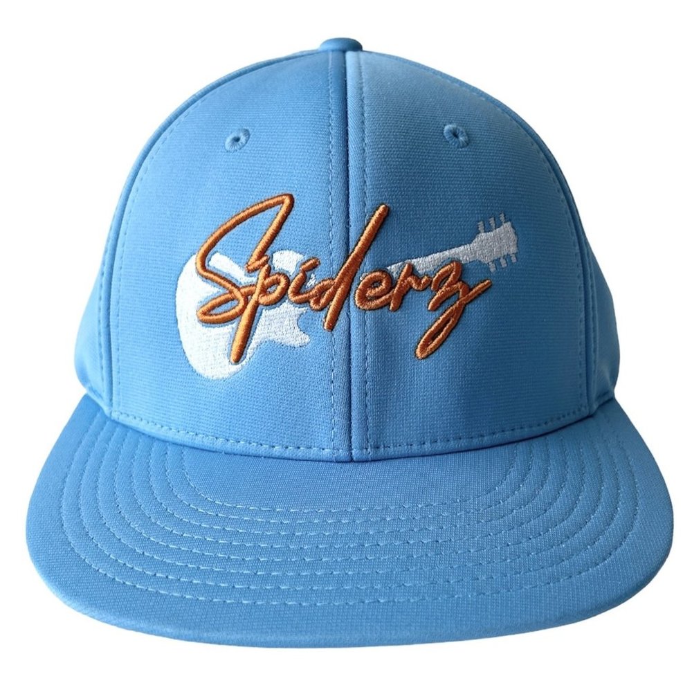 SPIDERZ Sports Light Blue Baseball Cap Hat Richardson Flex Fit Size LG/XL - Picture 7 of 7